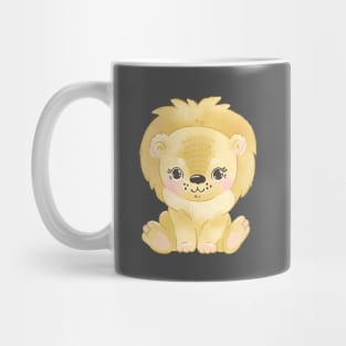 Cute cartoon lion Mug